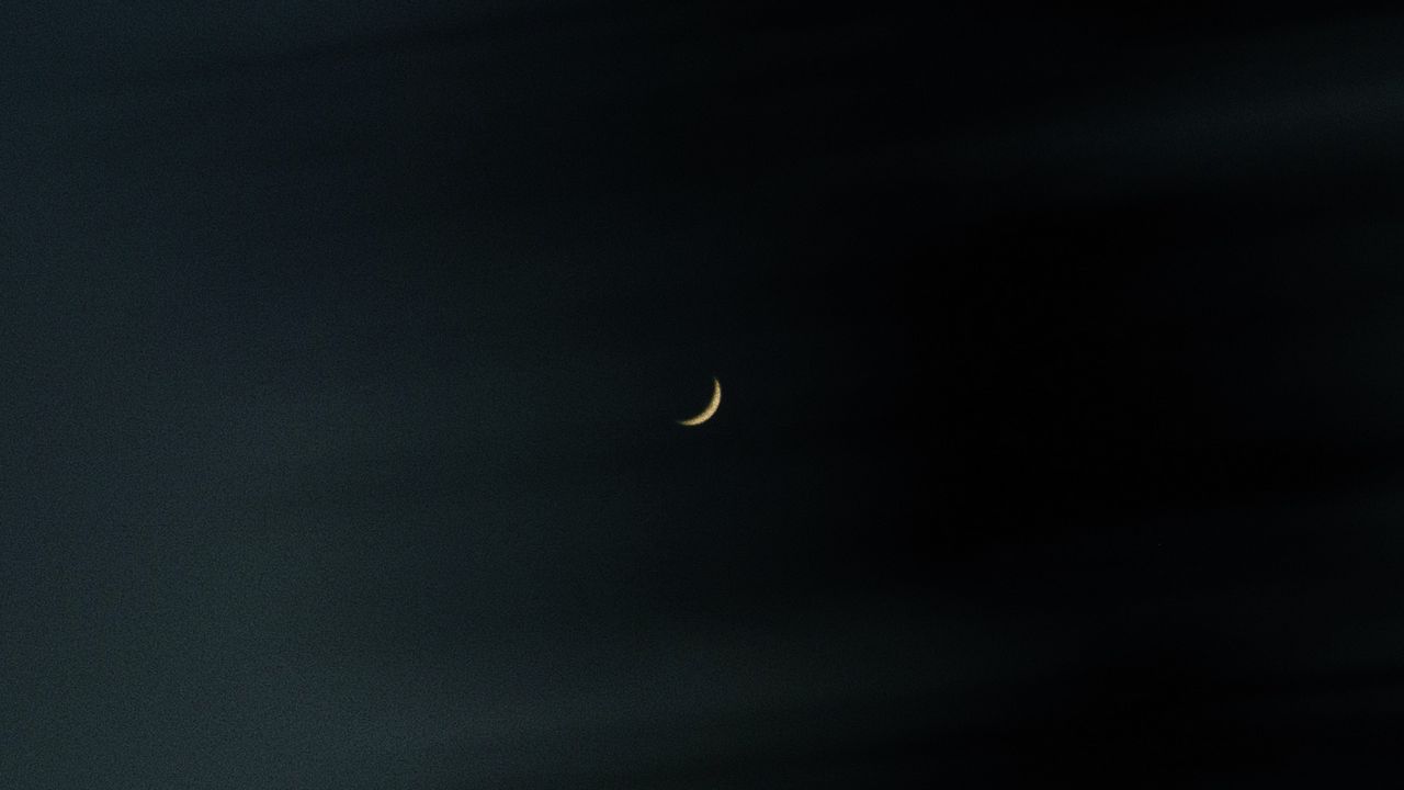 Wallpaper moon, sky, night, dark