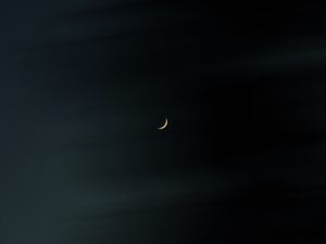 Preview wallpaper moon, sky, night, dark