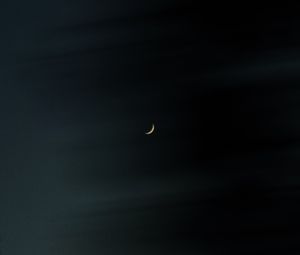 Preview wallpaper moon, sky, night, dark