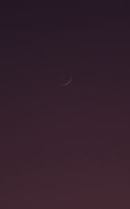 Preview wallpaper moon, sky, night, minimalism