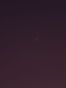 Preview wallpaper moon, sky, night, minimalism