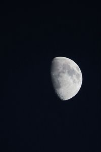 Preview wallpaper moon, sky, night, darkness, black