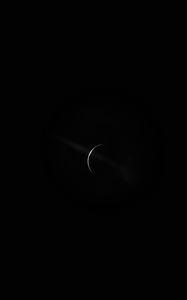 Preview wallpaper moon, sky, night, black, space