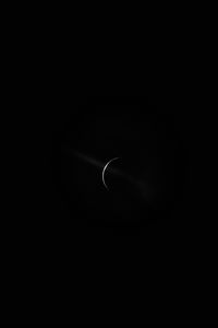 Preview wallpaper moon, sky, night, black, space
