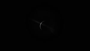 Preview wallpaper moon, sky, night, black, space
