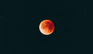 Preview wallpaper moon, sky, space, planet