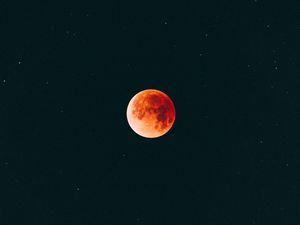 Preview wallpaper moon, sky, space, planet