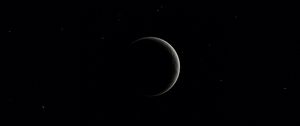 Preview wallpaper moon, space, black, stars