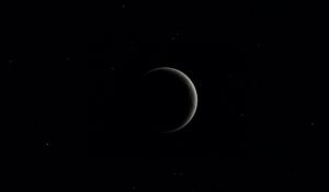 Preview wallpaper moon, space, black, stars