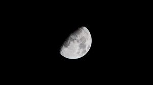 Preview wallpaper moon, space, dark