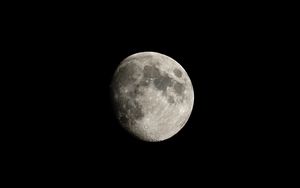 Preview wallpaper moon, space, dark, ball