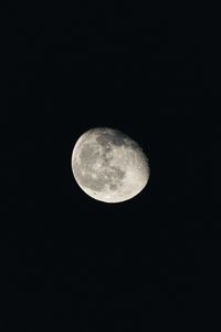 Preview wallpaper moon, space, dark, darkness