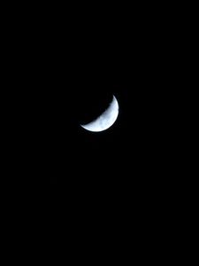 Preview wallpaper moon, space, night, black