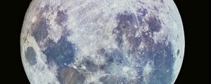 Preview wallpaper moon, space, satellite, craters, planet
