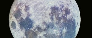 Preview wallpaper moon, space, satellite, craters, planet