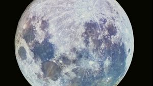 Preview wallpaper moon, space, satellite, craters, planet