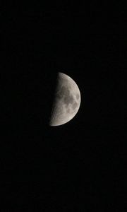 Preview wallpaper moon, space, shadow, dark