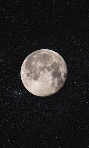 Preview wallpaper moon, space, stars, outer space, astronomy