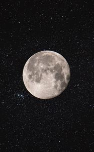 Preview wallpaper moon, space, stars, outer space, astronomy