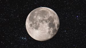 Preview wallpaper moon, space, stars, outer space, astronomy