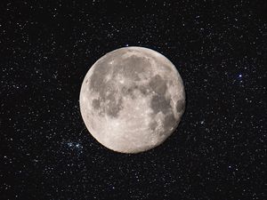 Preview wallpaper moon, space, stars, outer space, astronomy