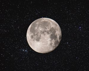 Preview wallpaper moon, space, stars, outer space, astronomy