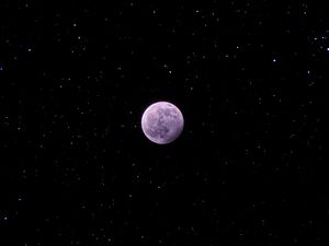 Preview wallpaper moon, stars, space, sky, dark