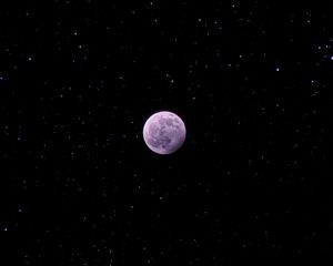 Preview wallpaper moon, stars, space, sky, dark