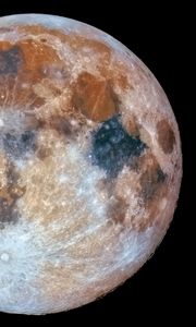 Preview wallpaper moon, surface, craters, space