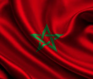 Preview wallpaper morocco, atlas, flag, star