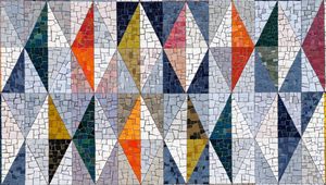 Preview wallpaper mosaic, colorful, rhombuses, pattern, geometry