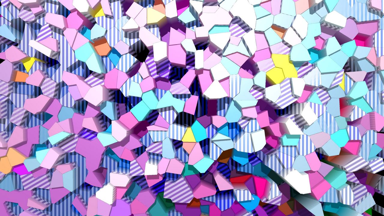 Wallpaper mosaic, fragments, colorful, abstraction
