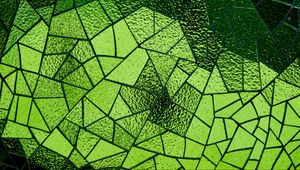Preview wallpaper mosaic, mirror, texture, green