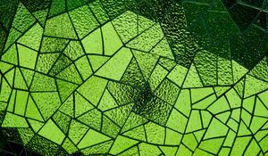 Preview wallpaper mosaic, mirror, texture, green