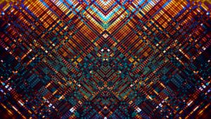 Preview wallpaper mosaic, multicolored, pattern, abstraction, fractal