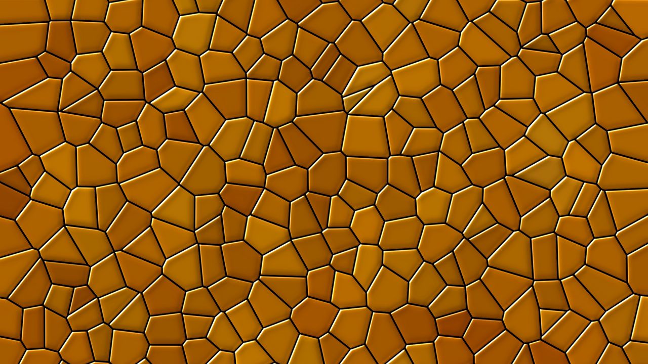 Wallpaper mosaic, pattern, structure, golden, shades
