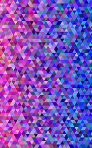 Preview wallpaper mosaic, pixels, triangles, gradient, colors