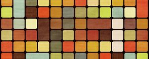 Preview wallpaper mosaic, squares, shape, texture