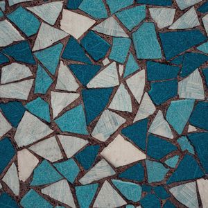 Preview wallpaper mosaic, texture, shards, blue, white