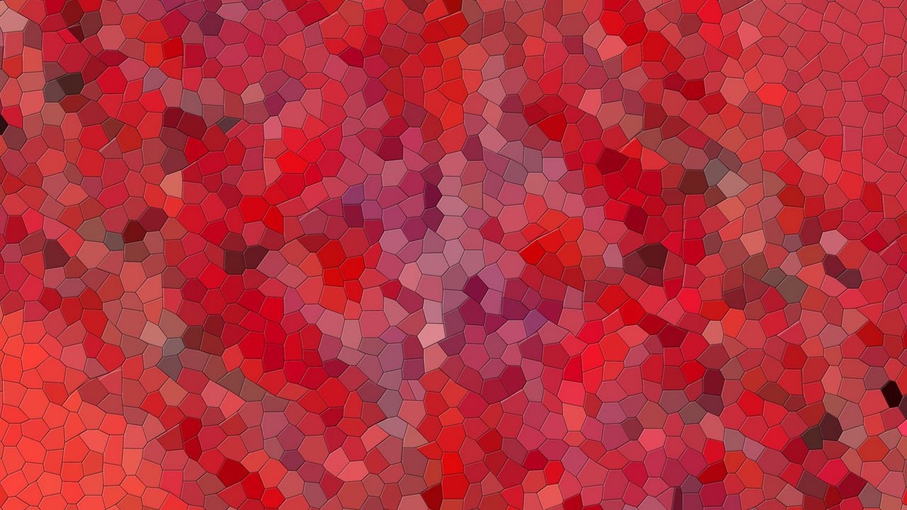 Wallpaper mosaic, tile, red, shape, surface