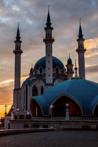 Preview wallpaper mosque, kazan, tatarstan, sunset