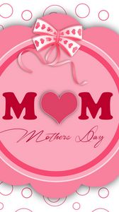 Preview wallpaper mothers day 2015, mothers day, card, heart