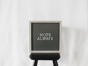 Preview wallpaper motivation, hope, inscription