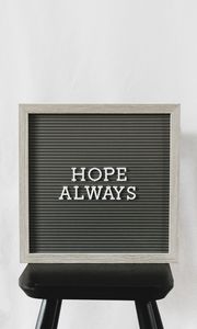 Preview wallpaper motivation, phrase, inscription, frame, chair