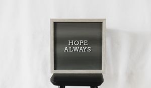 Preview wallpaper motivation, phrase, inscription, frame, chair