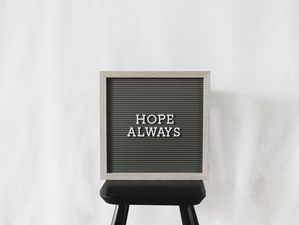 Preview wallpaper motivation, phrase, inscription, frame, chair