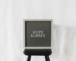 Preview wallpaper motivation, phrase, inscription, frame, chair