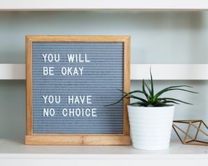 Preview wallpaper motivation, phrase, quote, positive, houseplant