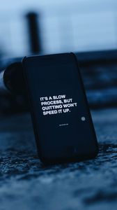 Preview wallpaper motivation, phrase, text, phone