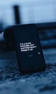 Preview wallpaper motivation, phrase, text, phone